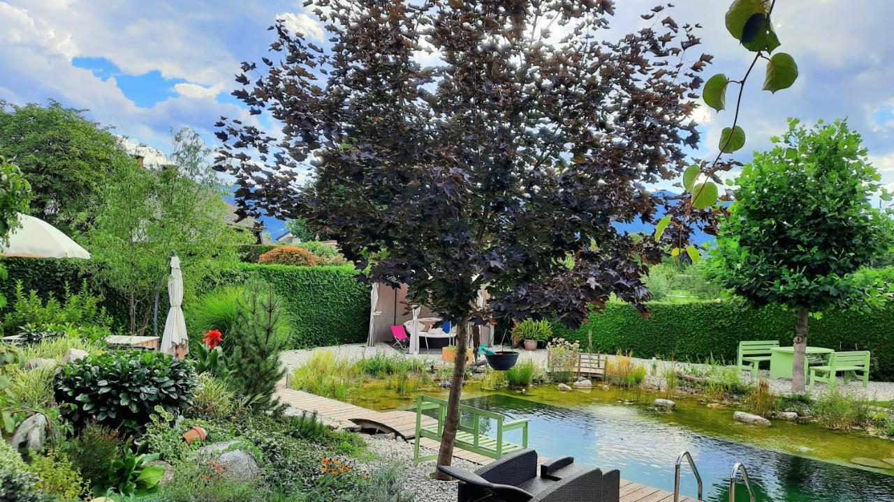 Garden Paradise Bled Apartments - Garden, Pond And Castle View Dış mekan fotoğraf